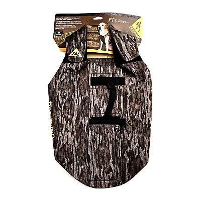 Browning (Size Large) Dog Chest Protection Hunting Neoprene Vest Mossy Oak Camo • $39.99