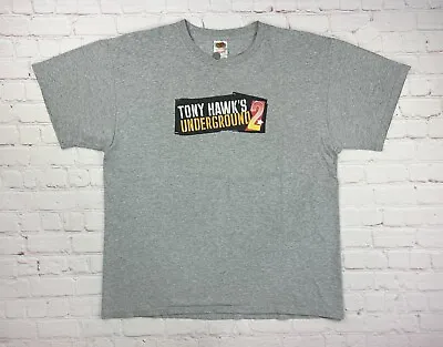 Vintage Tony Hawk’s Underground 2 Video Game Promo T Shirt Skateboarding Size XL • $99.99