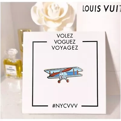 ⚡RARE⚡ LOUIS VUITTON X VVV Exhibition LV Airplane Louis Vuitton Pin *BRAND NEW* • $150