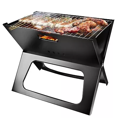 Foldable Compact Barbecue BBQ Grill Charcoal Stove Shish Kabob Camping Cooker • $37.68