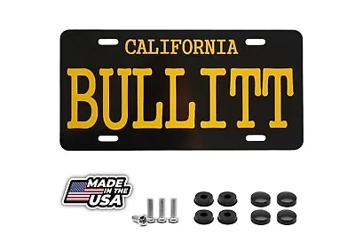 Bullitt Mustang License Plate Steve Mcqueen Bullit Fastback  • $14.95