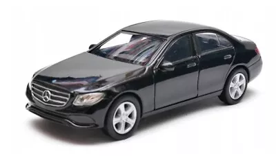 WELLY 2016 MERCEDES-BENZ E-CLASS Black 1:34 1:39 Scales 4.5 Inch Toy Car Diecast • £8.90