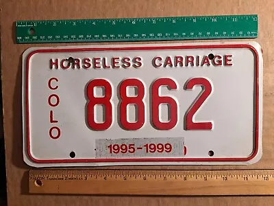 License Plate Colorado 1995 - 1999 Horseless Carriage 8862 • $19.99