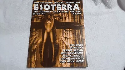 ESOTERRA #9 HR Giger Boyd Rice Trevor Brown Atrax Morgue • $15