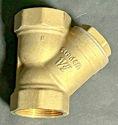 1-1/2  NPT Threaded Y-Strainer (Wye Strainer)  Brass • $36.95