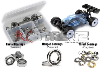 $55.79 • Buy RCScrewZ XRAY XB9e 1/8th (#350151) Rubber Shielded Bearing Kit - Xra047r
