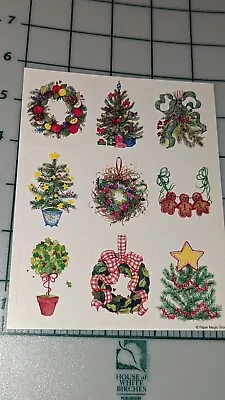 Vintage Stickers Christmas Stickers Paper Magic Group 1 Sheet  • $3.25