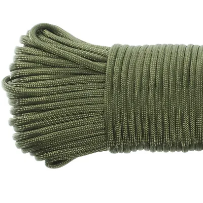 50FT Paracord Rope Type III 7 Strand 4mm Outdoor Survival Parachute Cord 550Lb   • $5.96