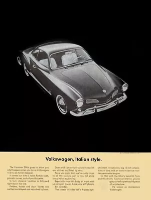 1964 VW Volkswagen Karmann Ghia NEW METAL SIGN: 9x12  Free Shipping • $19.88