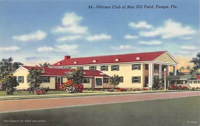 94 Officers Club At Mac Dill Field Tampa Florida Linen • $7.99