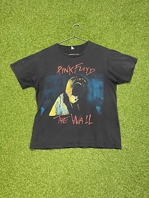 Pink Floyd Mens Shirt The Wall Reprint Screaming Faded Vintage Size Medium M • $19.99