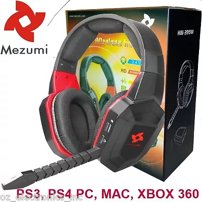 Universal Wireless Gaming Stereo Headset For PS3 PS4 XBOX 360 Grand Theft AutoGD • $72.40