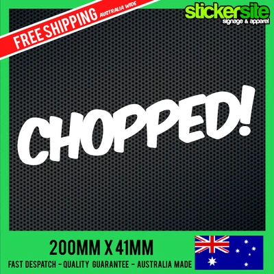 $12.95 • Buy CHOPPED STICKER FUNNY CAR STICKER - JDM Decal Drift Illest Race Skyline Silvia
