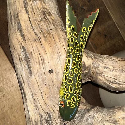 CARL CHRISTIANSEN Newberry Mi “Frog” LURE FOLK ART Fish Decoy Vintage • $59