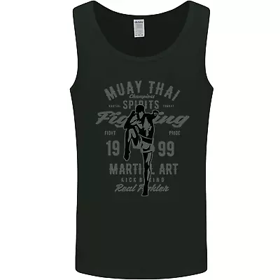 Muay Thai Fighting MMA Martial Arts Gym Mens Vest Tank Top • $13.68