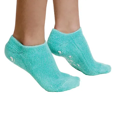 EMILYSTORES Moisturizing Gel Socks Green Color 1 Pair • $12.98