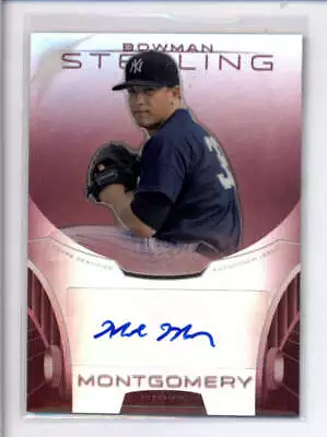 Mark Montgomery 2013 Bowman Sterling Red Rookie Refractor Auto #96/99 Aj9559 • $6.99