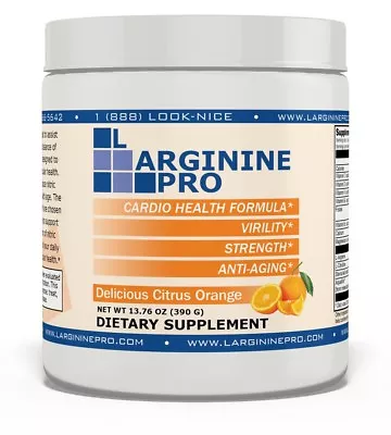 L-arginine Pro #1 Supplement 5500mg L-arginine Plus 1100mg L-citrulline Citrus • $38.88