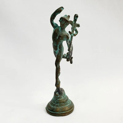 $89.99 • Buy Vintage Greek God Of War Hermes 4  Brass Statue Sculpture 