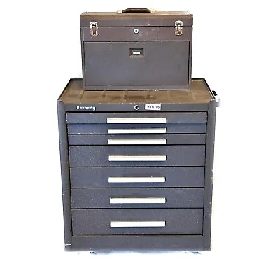 Vintage Kennedy 7-Drawer 27  Roller Tool Cabinet W/ 7-Drawer 20  Top Chest 520 • $999.97