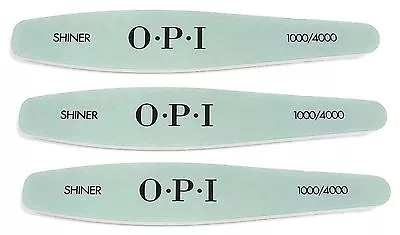  OPI Shiner Nail File And Buffer 1000/4000 Grit 3 PACK  • $11.98