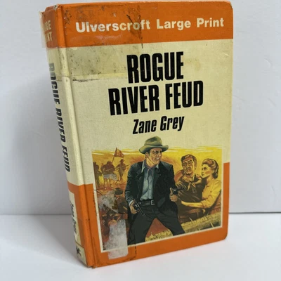 $9.35 • Buy Rogue River Feud Harper Fishing Adventure By Zane Grey 1st Large Print Ed 1983