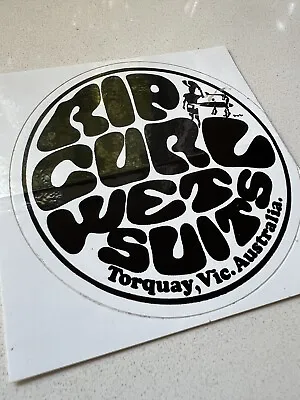 Vintage Rip Curl Surf Skateboard Sticker Rare NOS Quicksilver 80’s • $30