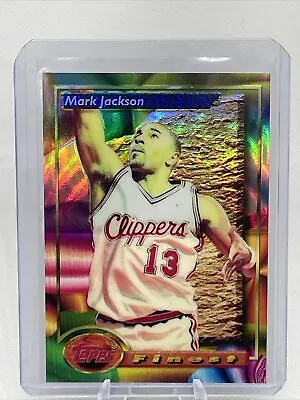 1993-94 Topps Finest #8 Mark Jackson Refractor Los Angeles Clippers NM+ • $8.26