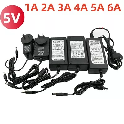 240V TO DC 5V 1-6A Power Supply Adapter Transformer For LED Strip Light • $12.79