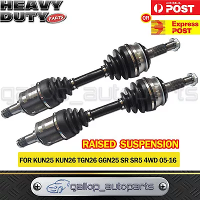 2 X CV Joint Shafts For Toyota Hilux GGN25R KUN25R KUN26R SR5 RAISED • $230