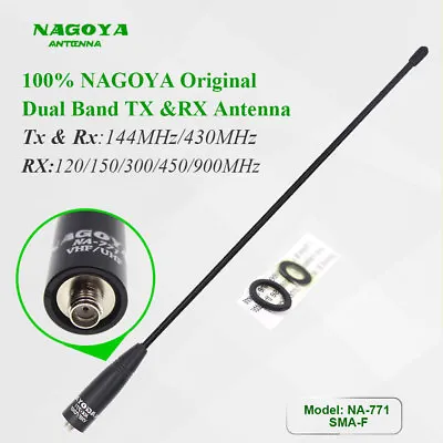 Original NAGOYA Dual Band Antenna NA-771 SMA-F Fit For UV-5R UV-82 Walkie Talkie • $12.49