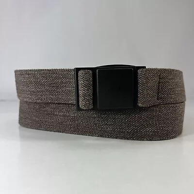 Fidlock Brown Stretchy Nylon Belt - Plastic Buckle W Magnet Hold - Men's Size 2X • $17.50