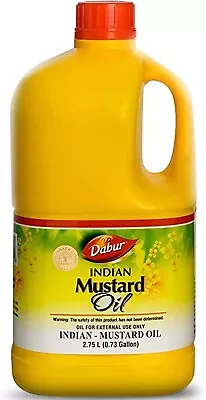 Dabur Kachi Ghani Mustard Oil - Oil For Skin And Hair Care - (2.75 Ltr) • $32.99