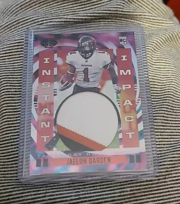 2021 Illusions Jaelon Darden Rookie 3 Color Jersey Patch Relic 10/50 BUCCANEERS  • $9.29