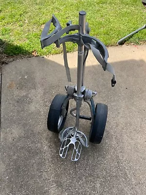 Vintage Bag Boy Golf Bag Cart Push Pull Caddy Aluminum WORLD'S FAVORITE ! • $65