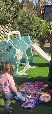 £80 • Buy Deer Slide WDW® First Babys Childrens Kids Blue/Pink Indoor Outdoor Garden Toy