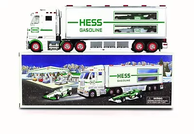 Mint Condition Hess Truck 2003 Toy Truck And Race Cars New In Box • $34.95