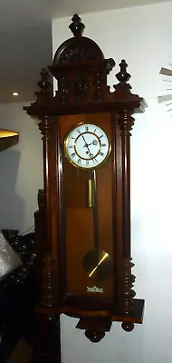 Good 19th Century Single Weight Vienna Wall Clock • £285