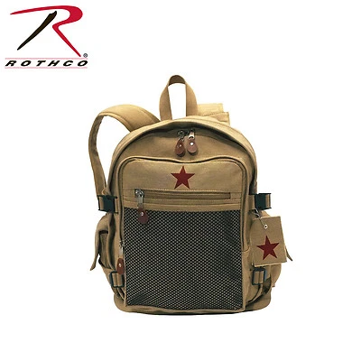 Rothco 9165 Vintage Canvas Backpack - Khaki • $33.99