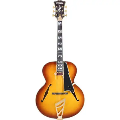 D'Angelico Excel Style B Electric Guitar (Hollowbody - Dark Iced Tea Burst) • $1699.99