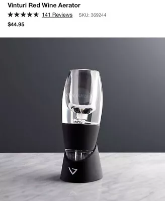 Vinturi Red Wine Aerator New In Box • $10