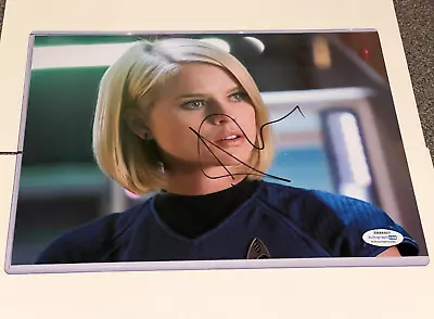 Alice Eve As Carol Marcus From The New Star Trek Movies Signed Acoa Autograph Ph • $24.89