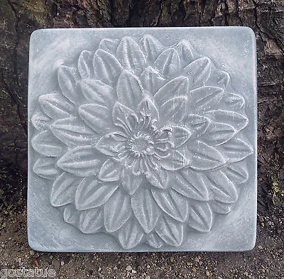 Flower Concrete Plaster Abs Plastic Mold Stepping Stone Mould  10  X 10  X 1   • $6.07