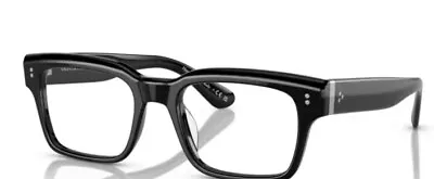 Oliver Peoples 0OV5470U Hollins 1005 Black 53mm Rectangle Men's Eyeglasses • $272.99