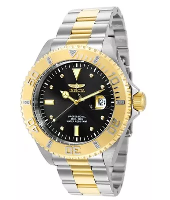 Invicta Pro Diver Diamond Men's 47mm Swiss Quartz 23 Diamonds Watch 37015 • $138.79