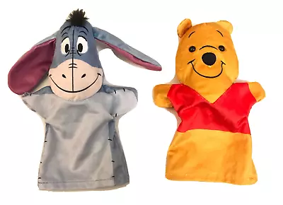 Winnie The Pooh 2 Hand Puppets  Disney By Melissa & Doug • $14.57