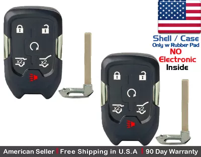 2x New Replacement Keyless Key Fob Case For Chevy GMC Smart Proximity - Shell • $17.95