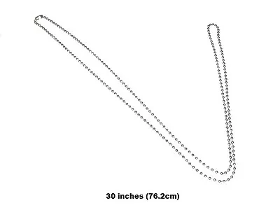 2 X 30  (76.2cm) ID Metal Lanyard Chain / Neck Shoulder Chain / Key Chain • £4.99