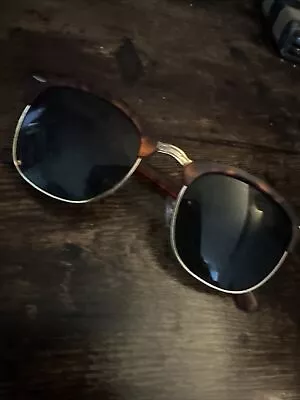 Vintage 1960s Retro Mod Sunglasses Tortoise Shell Gold Brown Stylish  • £4.44