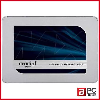 Crucial MX500 500GB 2.5  3D NAND SATA III SSD With 9mm Adapter • $85